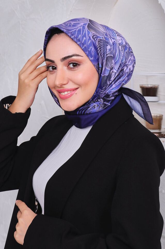 Etnik Desen Retro Soft Eşarp