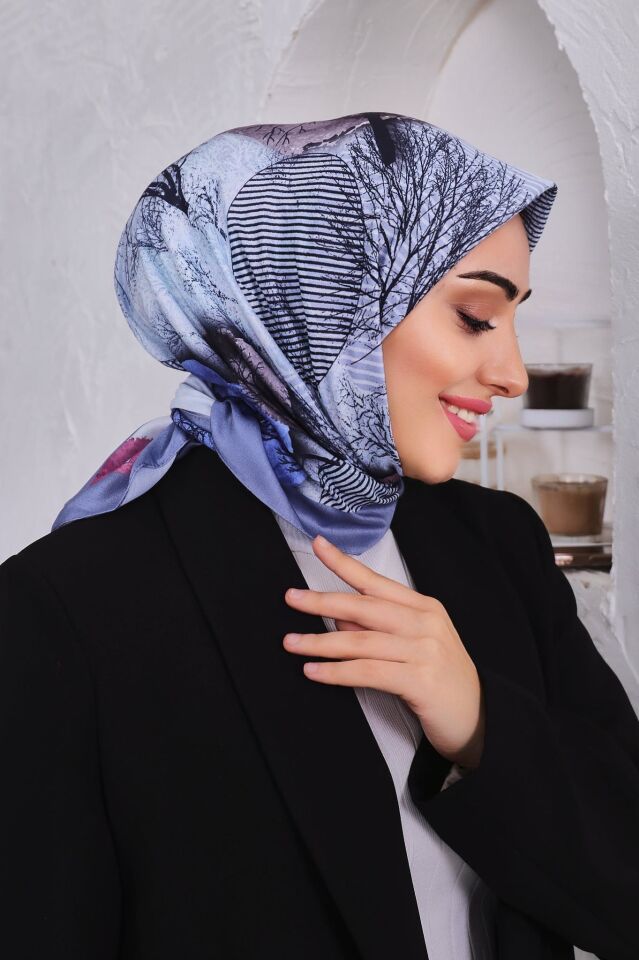 Ağaç Dalı Soft Eşarp