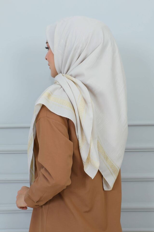 120 cm. Jakar Floş Eşarp