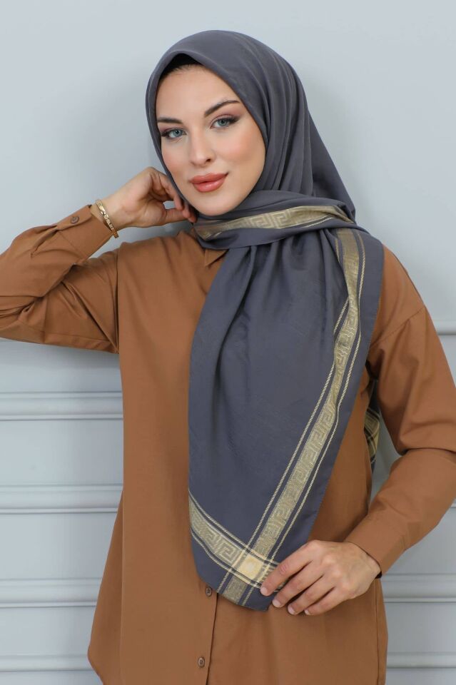 120 cm. Jakar Floş Eşarp