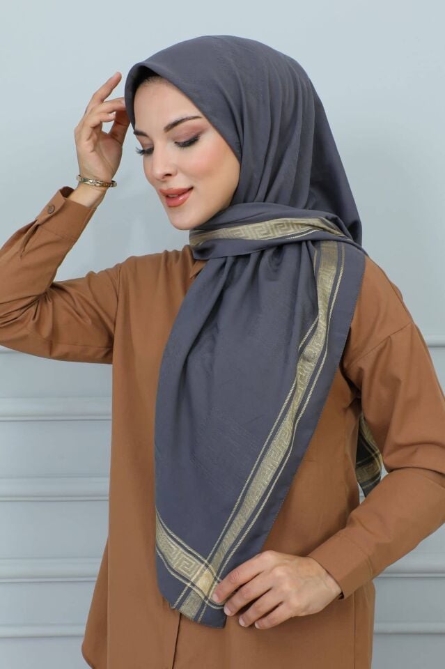 120 cm. Jakar Floş Eşarp
