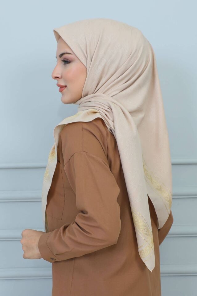 120 cm. Jakar Floş Eşarp