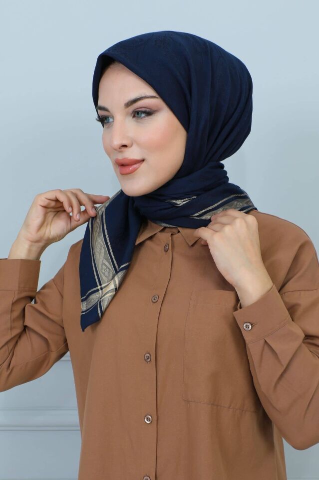 120 cm. Jakar Floş Eşarp