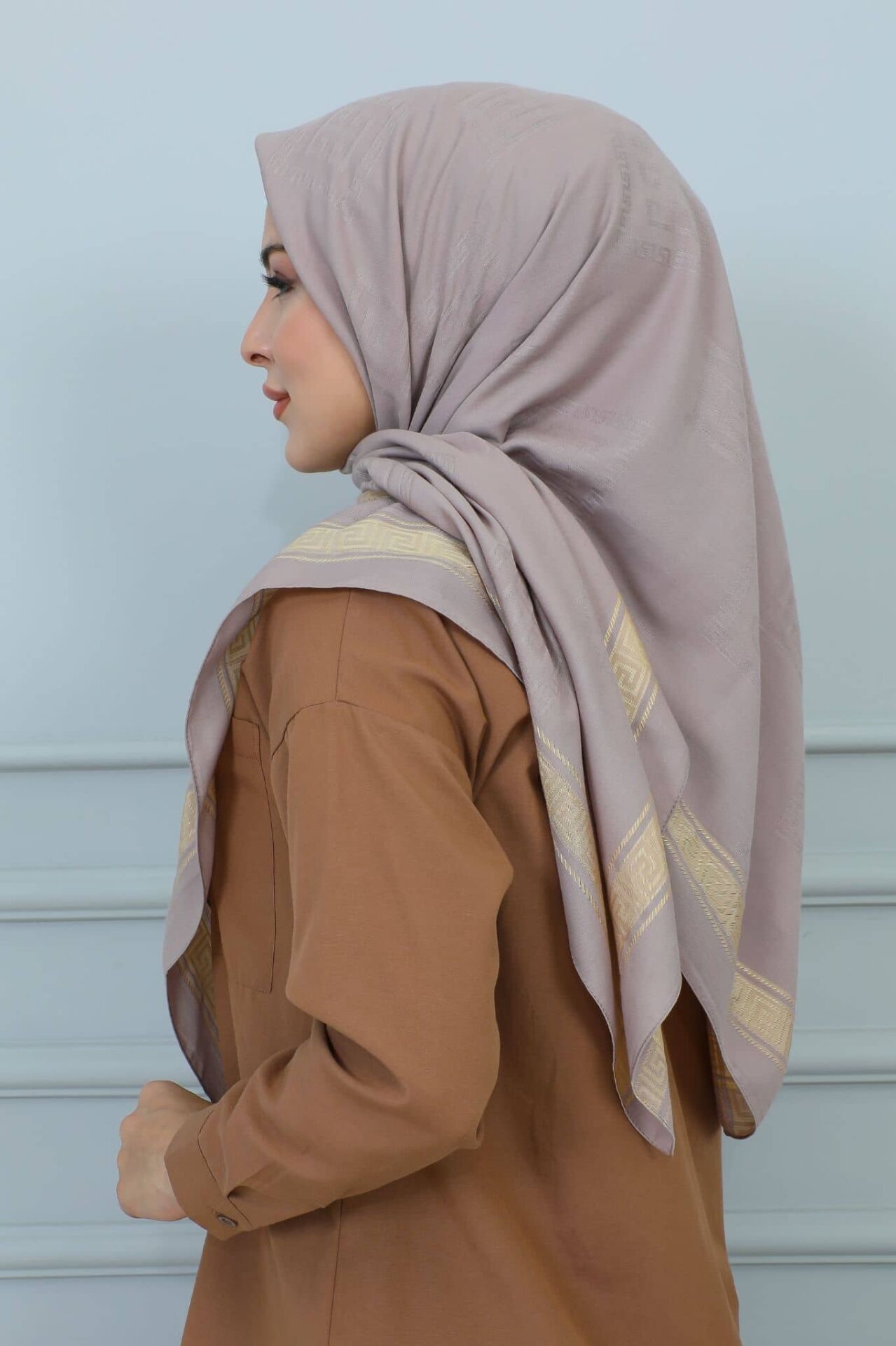 120 cm. Jakar Floş Eşarp