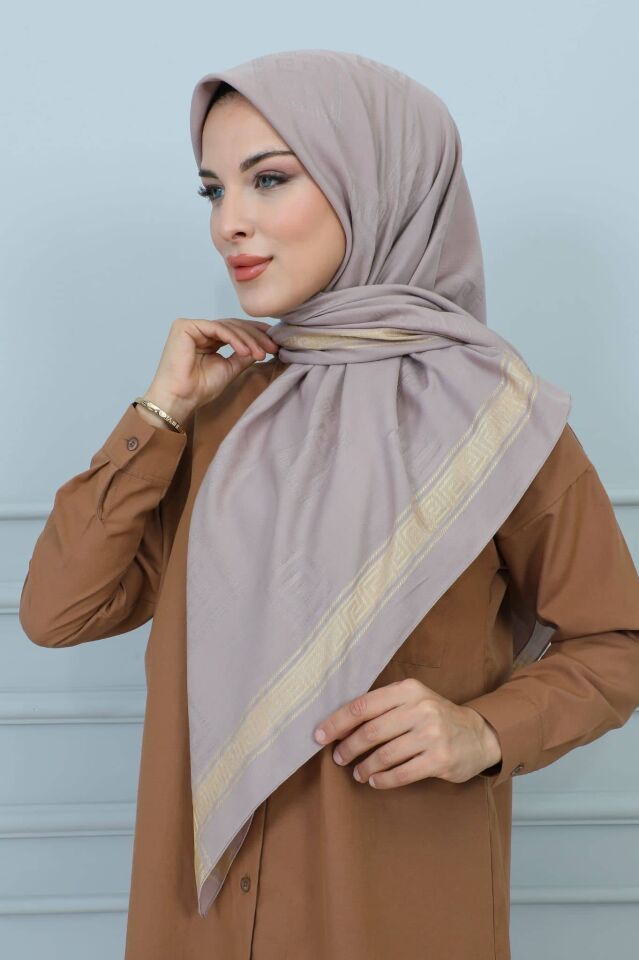 120 cm. Jakar Floş Eşarp