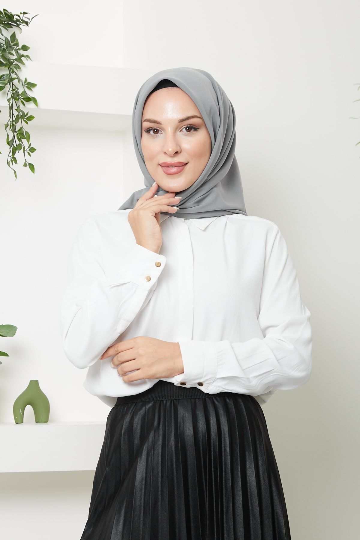 120. cm Medine İpeği Eşarp