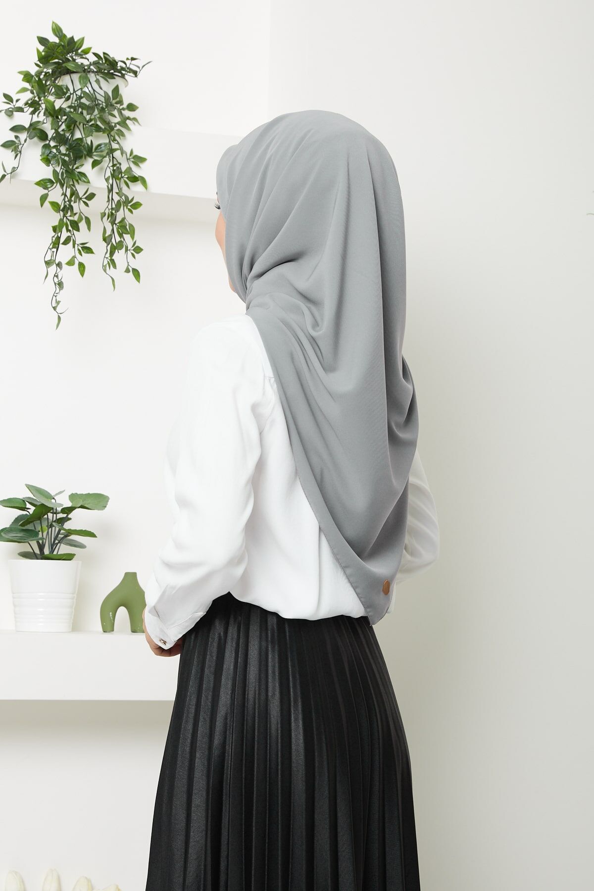 120. cm Medine İpeği Eşarp