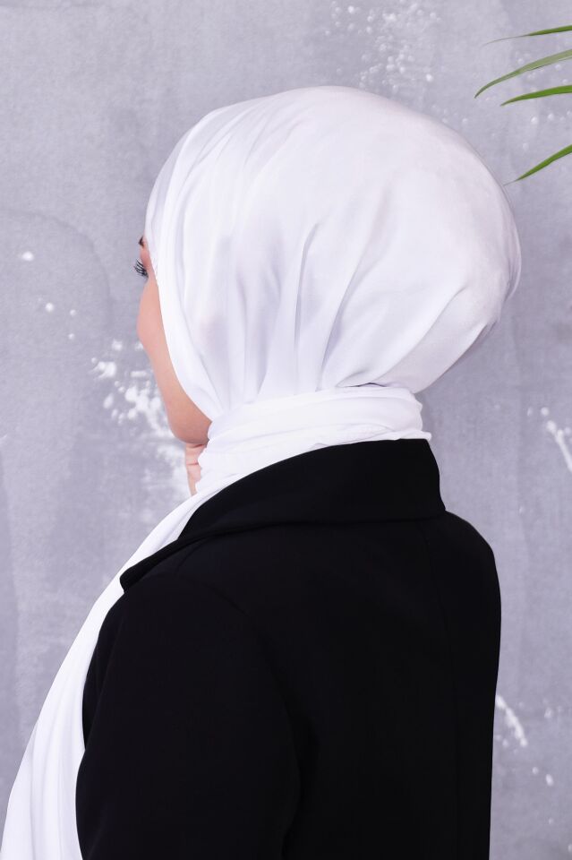 Kumsal Lüks Saten Parlak Abiye Şal