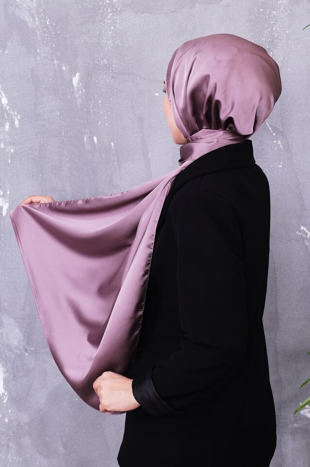 Kumsal Lüks Saten Parlak Abiye Şal