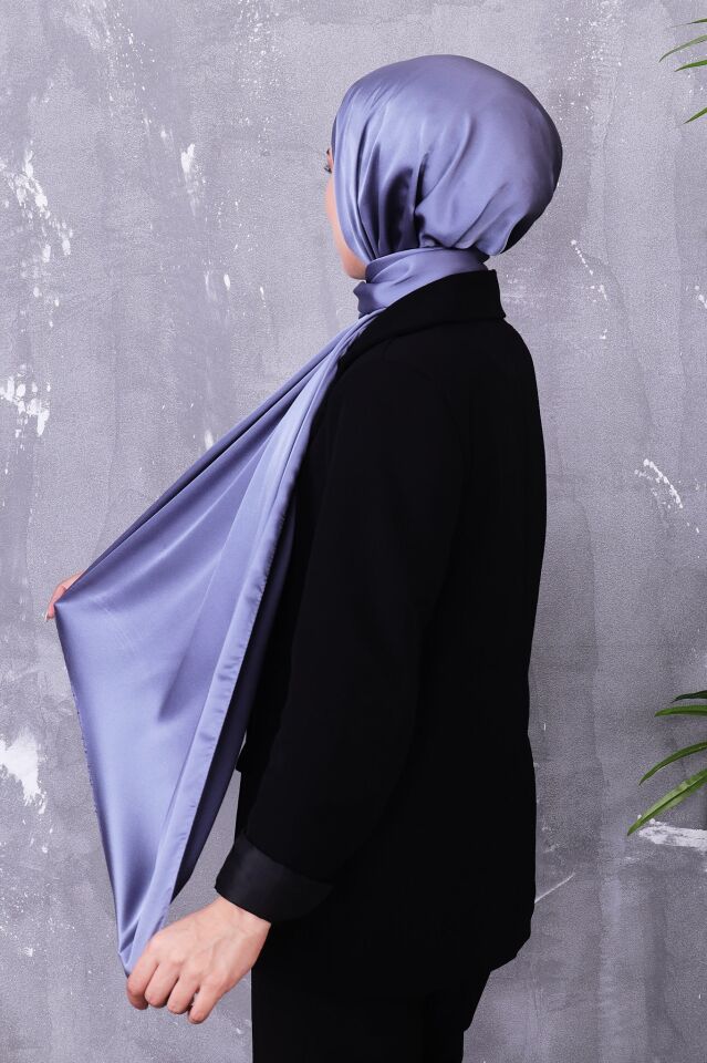 Kumsal Lüks Saten Parlak Abiye Şal