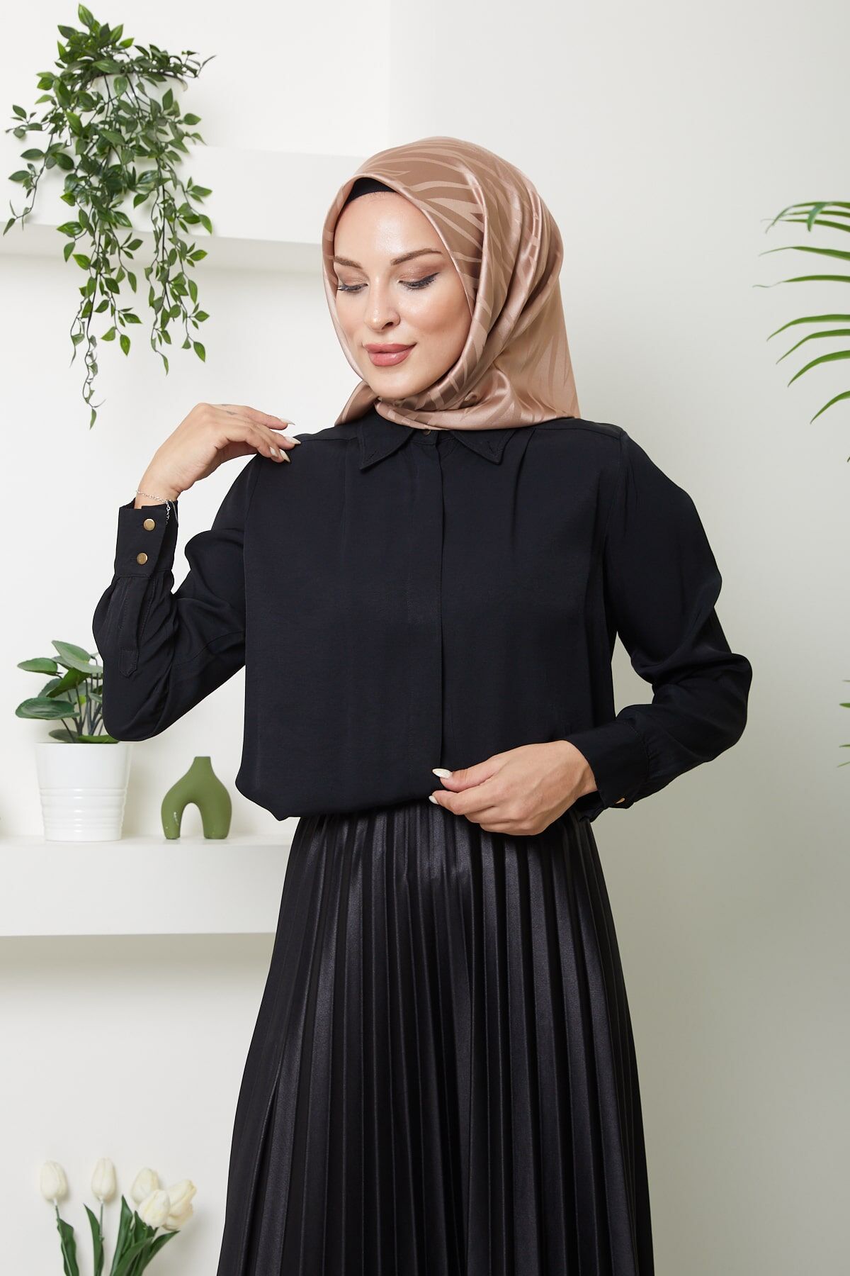 Zigzag Jakar Eşarp