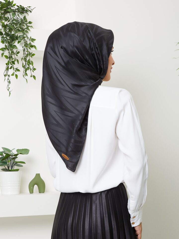 Zigzag Jakar Eşarp