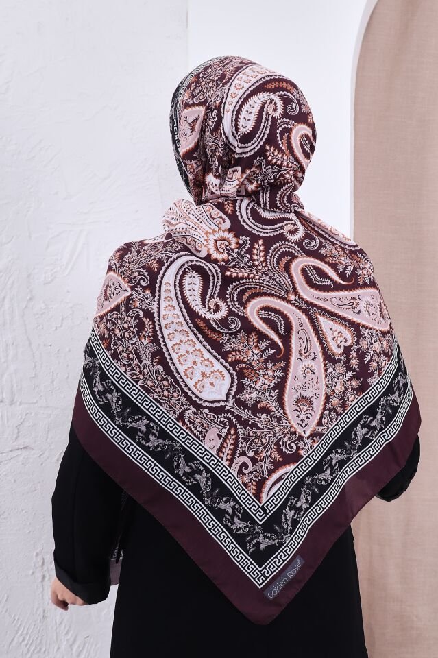 Etnik Desen Retro Soft Şal