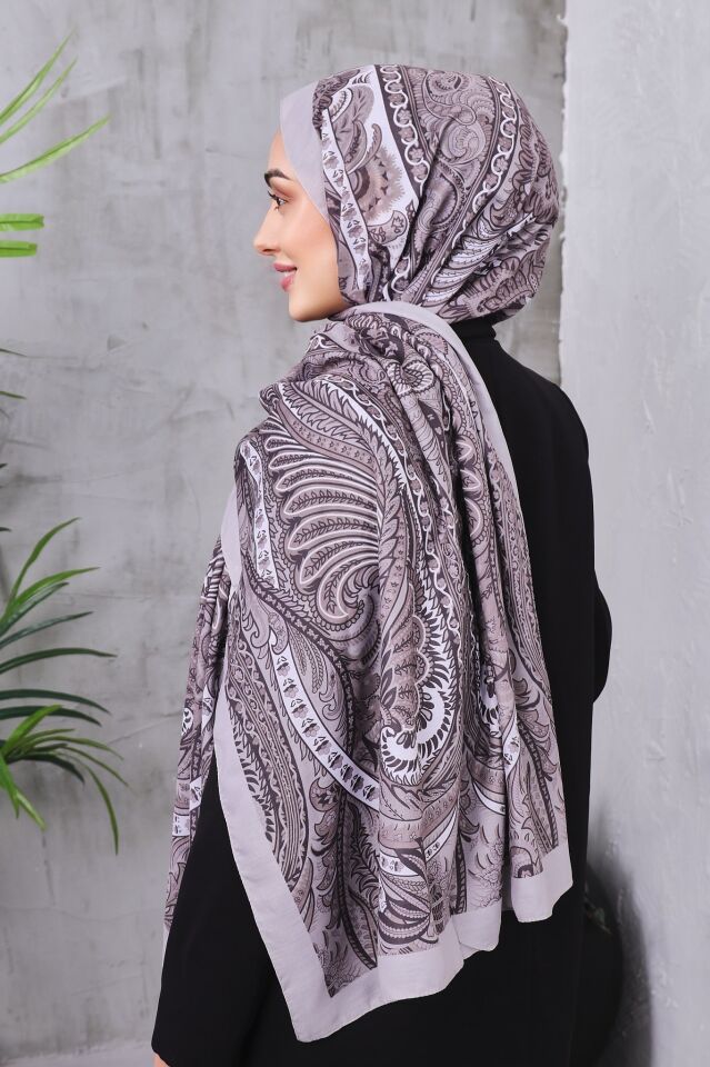 Etnik Desen Retro Soft Şal
