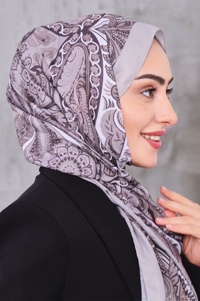 Etnik Desen Retro Soft Şal