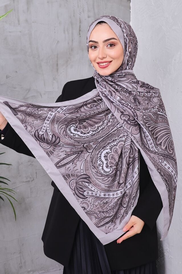 Etnik Desen Retro Soft Şal