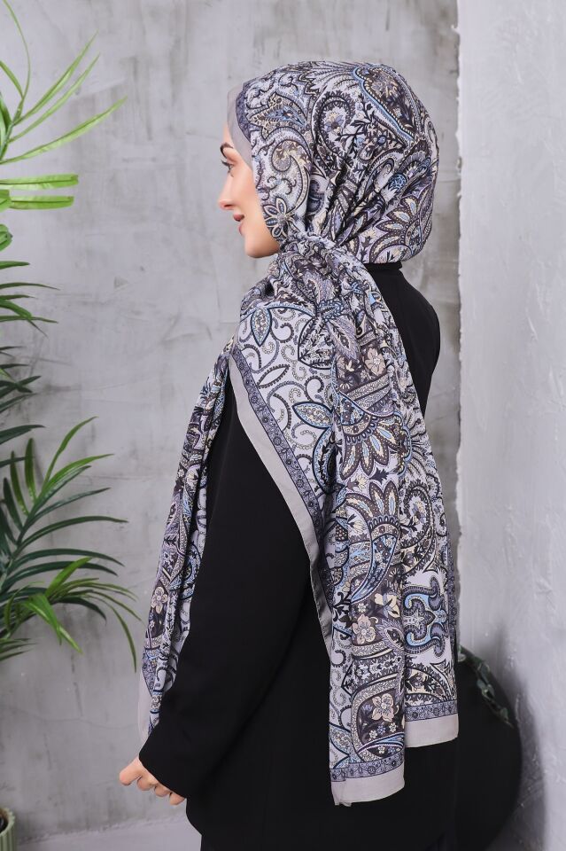 Etnik Desen Retro Soft Şal