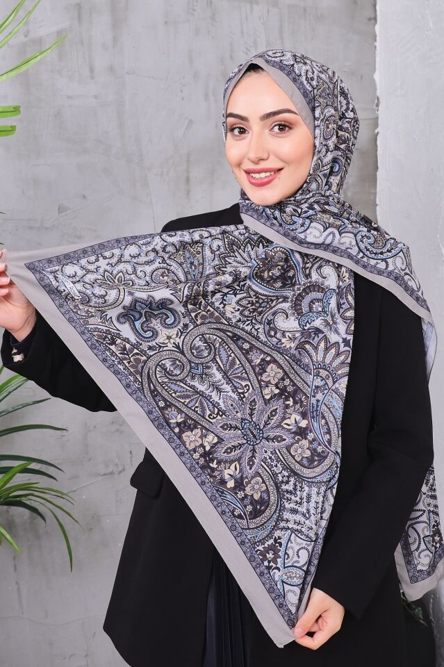 Etnik Desen Retro Soft Şal