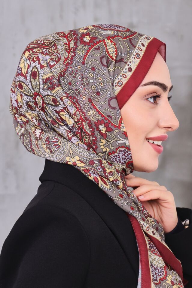 Etnik Desen Retro Soft Şal