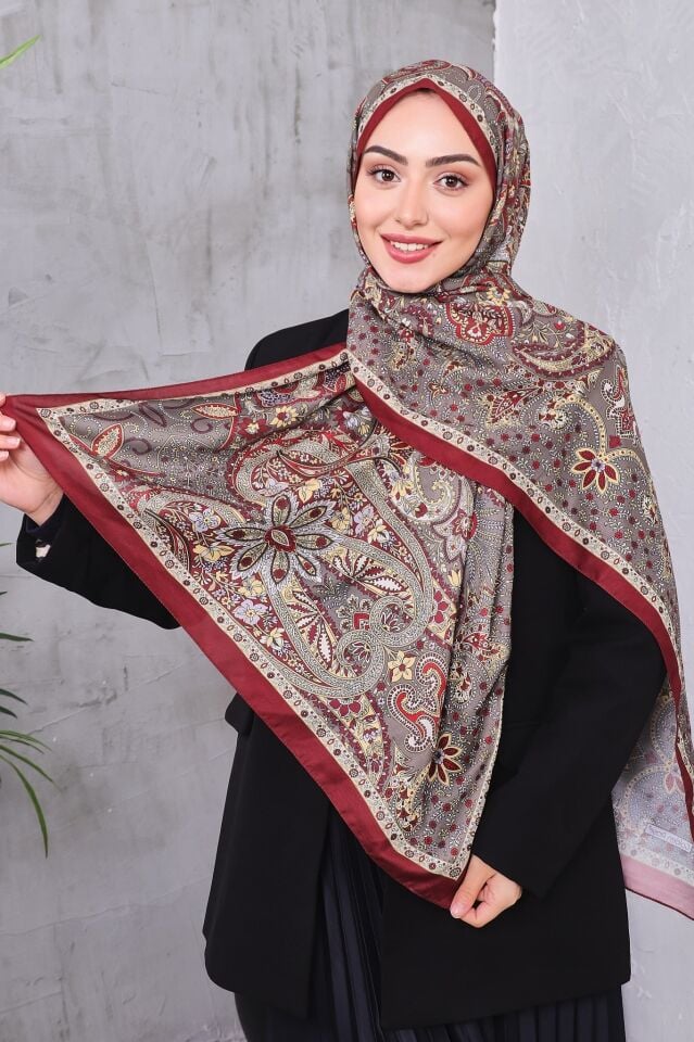 Etnik Desen Retro Soft Şal