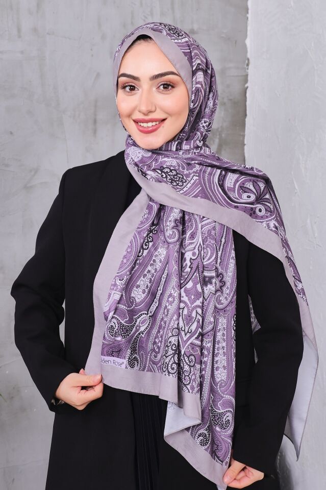 Etnik Desen Retro Soft Şal