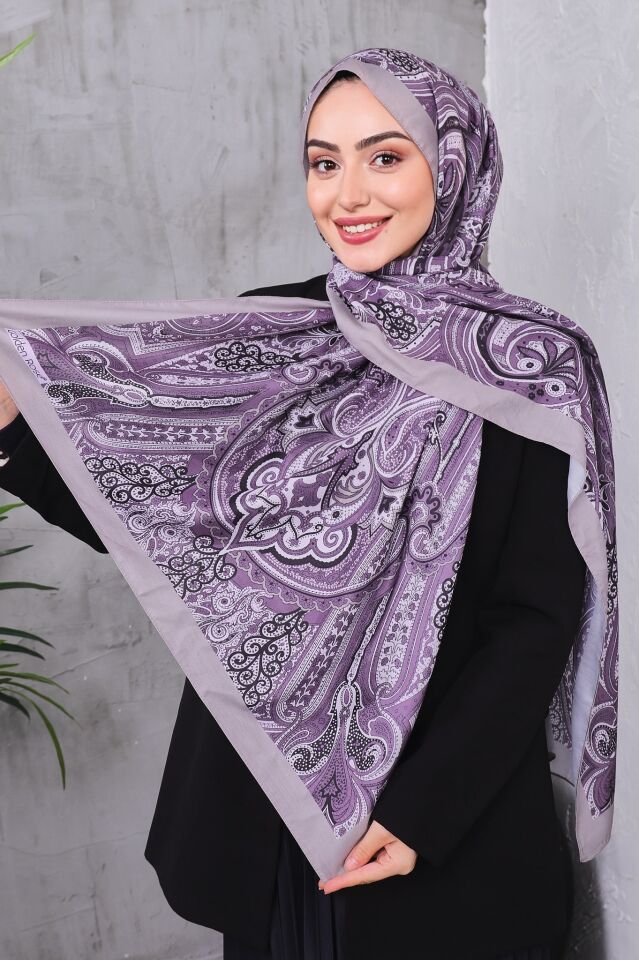 Etnik Desen Retro Soft Şal