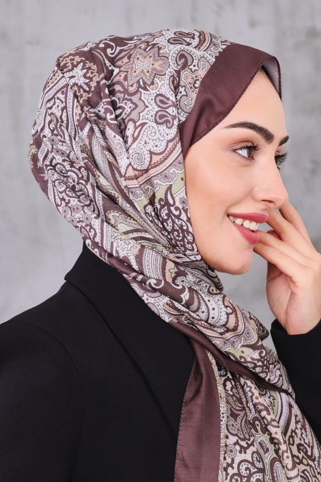 Etnik Desen Retro Soft Şal
