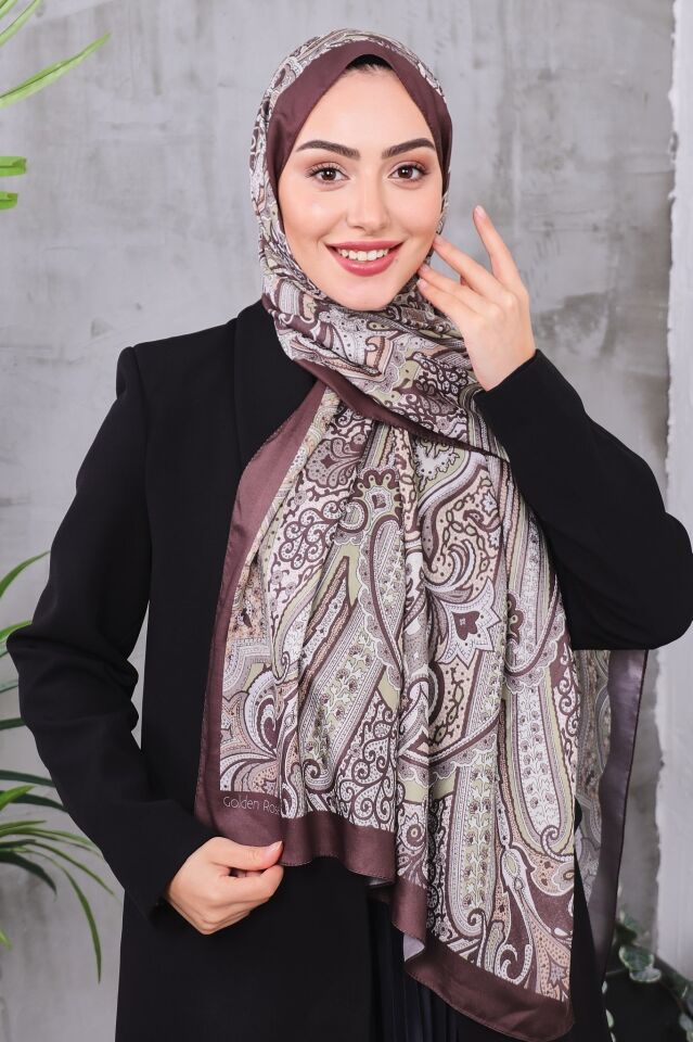 Etnik Desen Retro Soft Şal