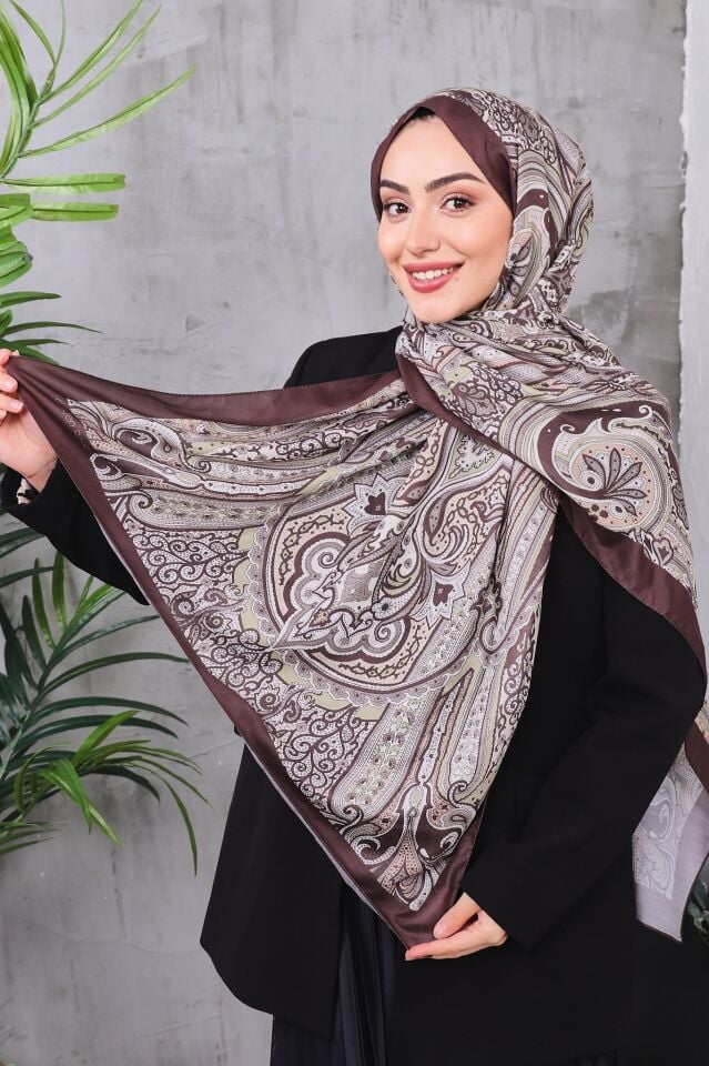 Etnik Desen Retro Soft Şal