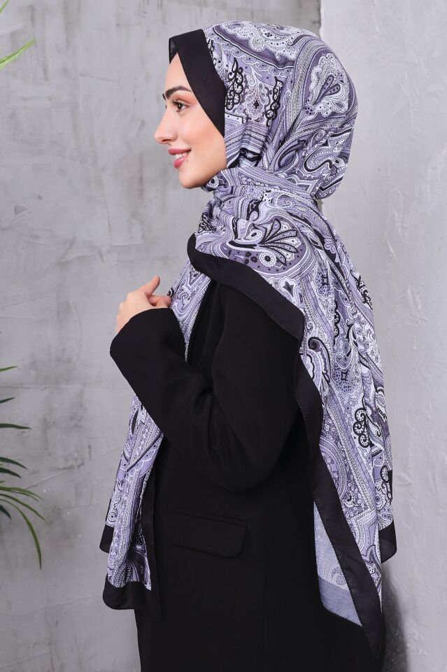 Etnik Desen Retro Soft Şal