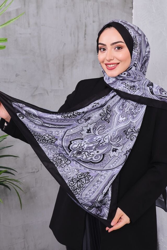Etnik Desen Retro Soft Şal