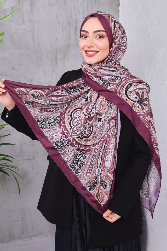Etnik Desen Retro Soft Şal