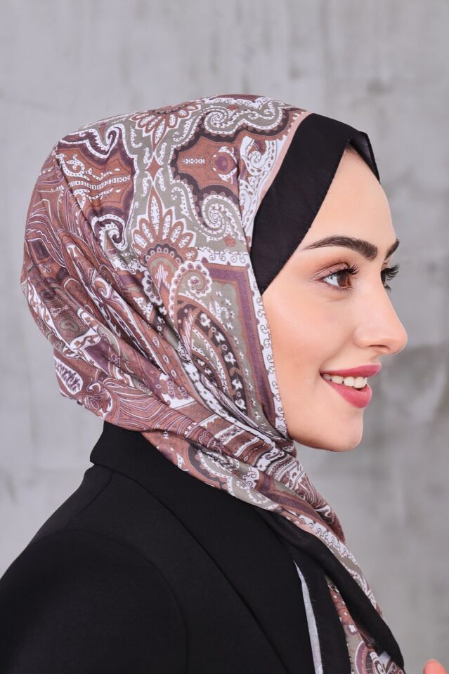 Etnik Desen Retro Soft Şal