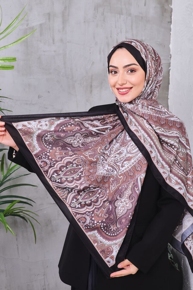 Etnik Desen Retro Soft Şal