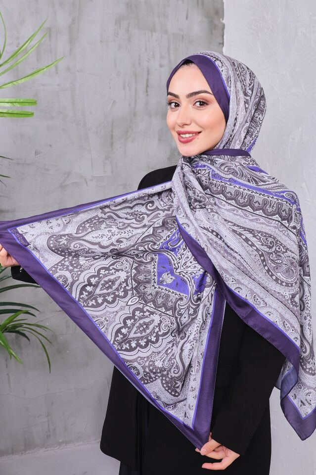 Etnik Desen Retro Soft Şal