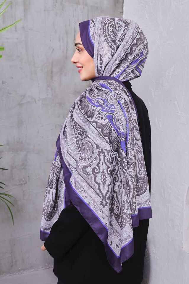 Etnik Desen Retro Soft Şal