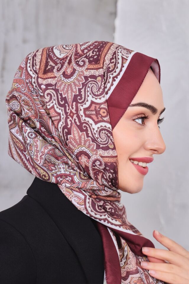 Etnik Desen Retro Soft Şal