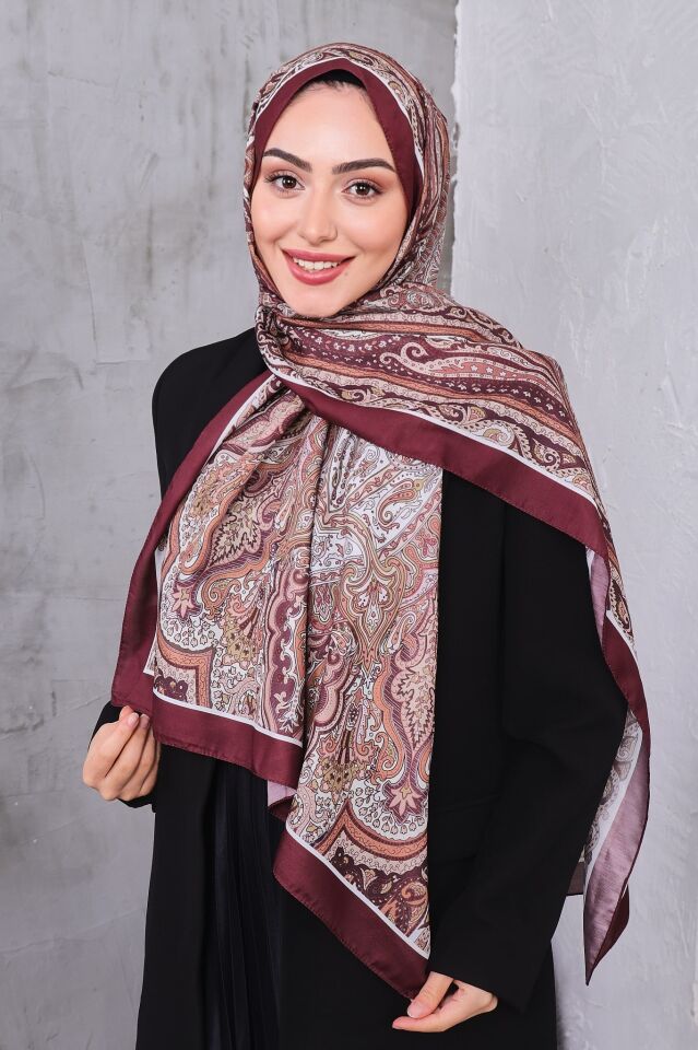 Etnik Desen Retro Soft Şal