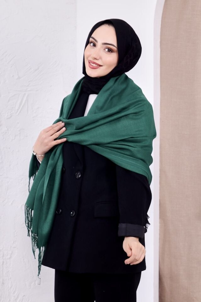 Pamuksu Pashmina Omuz Şalı Atkı