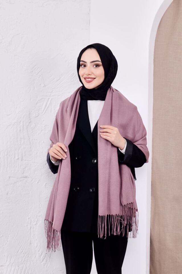 Pamuksu Pashmina Omuz Şalı Atkı