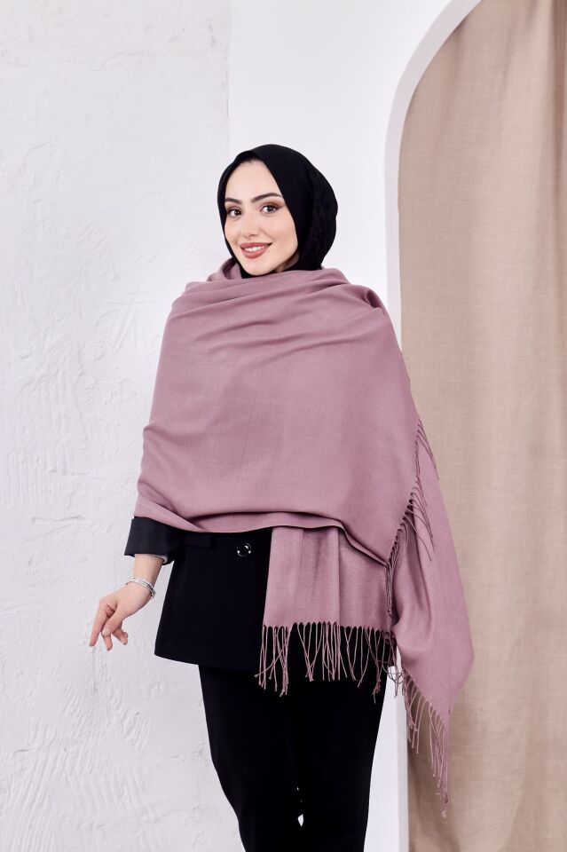 Pamuksu Pashmina Omuz Şalı Atkı