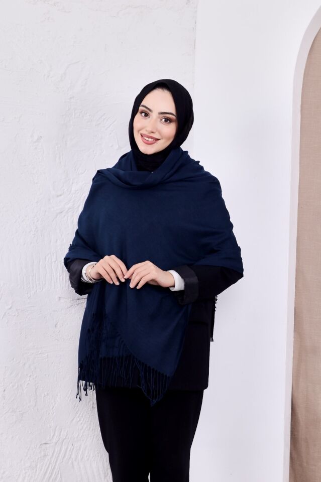 Pamuksu Pashmina Omuz Şalı Atkı