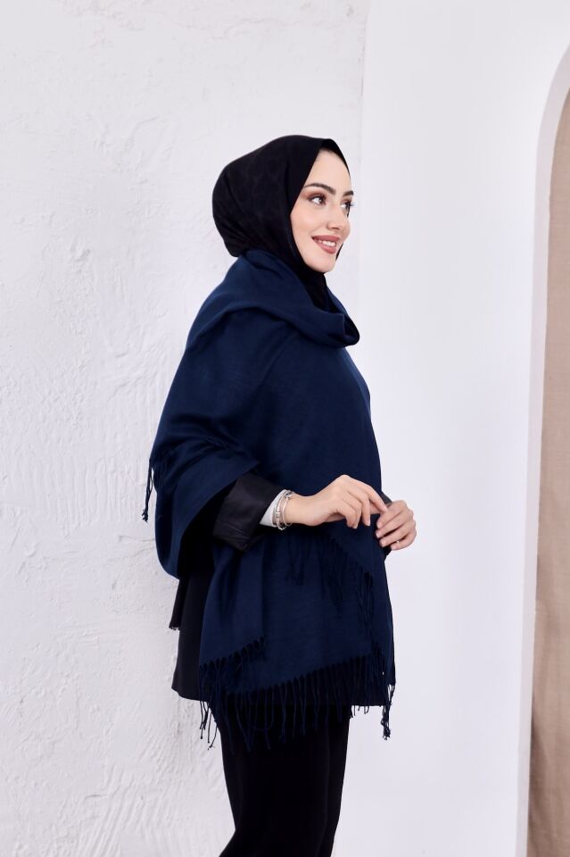 Pamuksu Pashmina Omuz Şalı Atkı