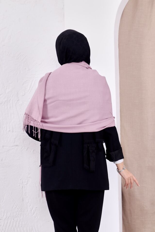 Pamuksu Pashmina Omuz Şalı Atkı