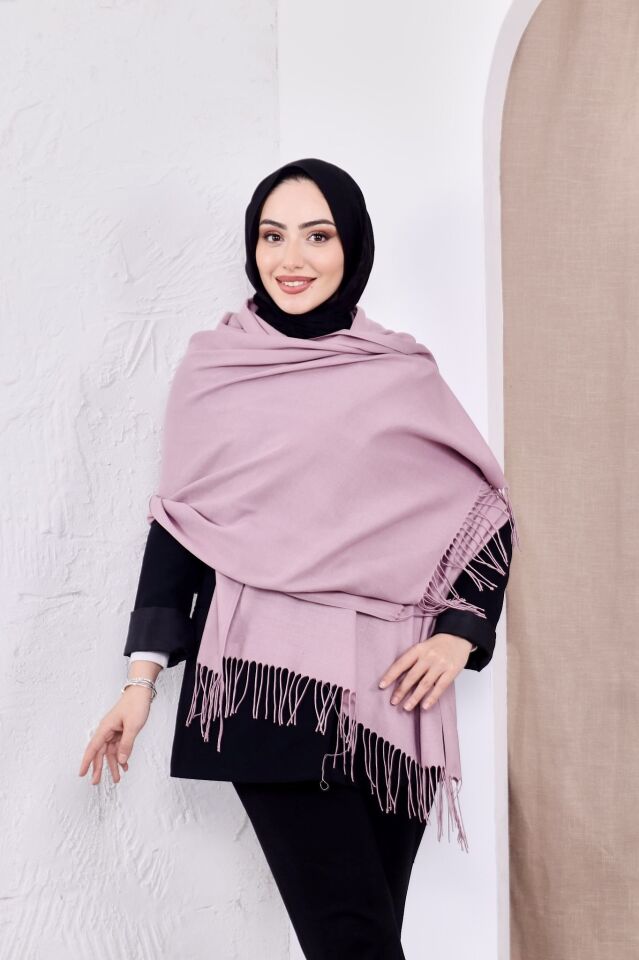 Pamuksu Pashmina Omuz Şalı Atkı