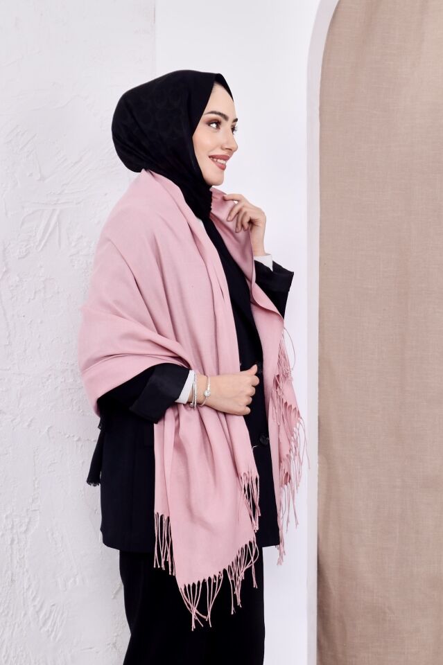 Pamuksu Pashmina Omuz Şalı Atkı