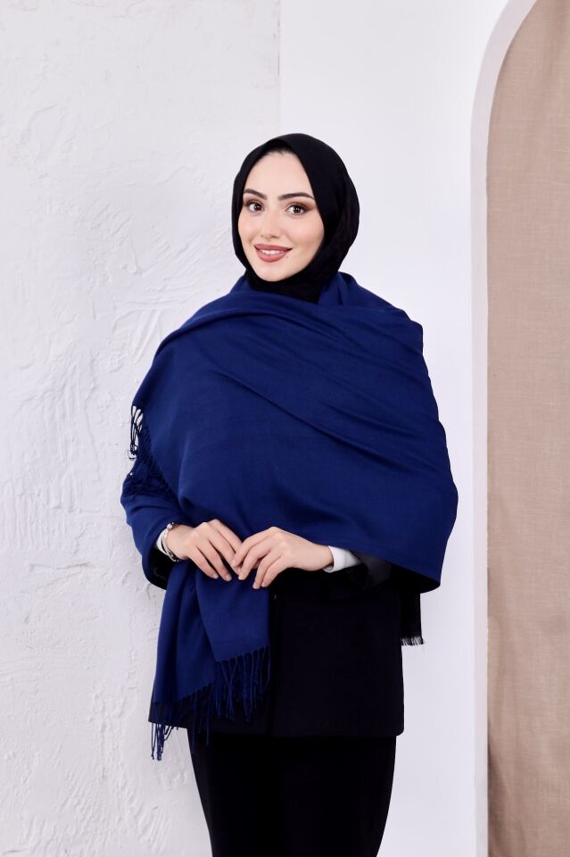 Pamuksu Pashmina Omuz Şalı Atkı