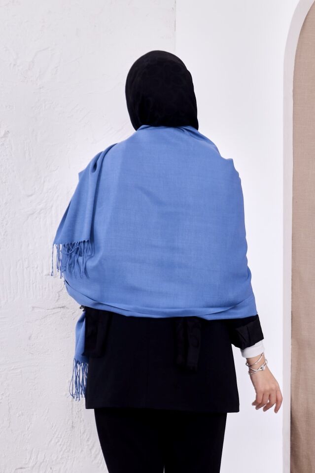 Pamuksu Pashmina Omuz Şalı Atkı