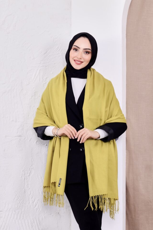 Pamuksu Pashmina Omuz Şalı Atkı