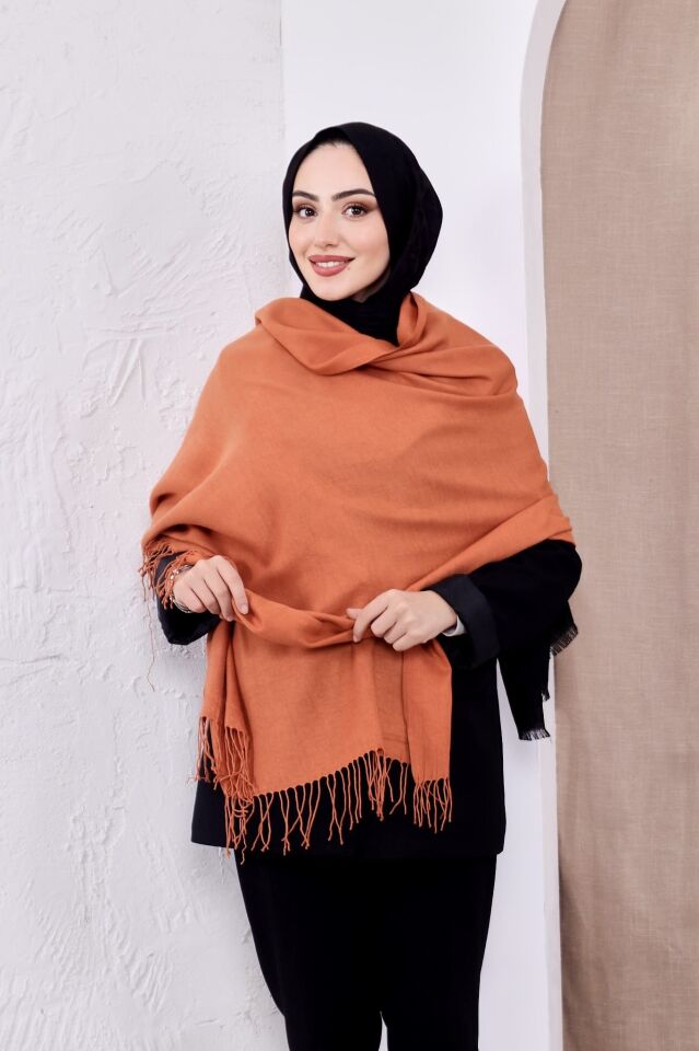 Pamuksu Pashmina Omuz Şalı Atkı